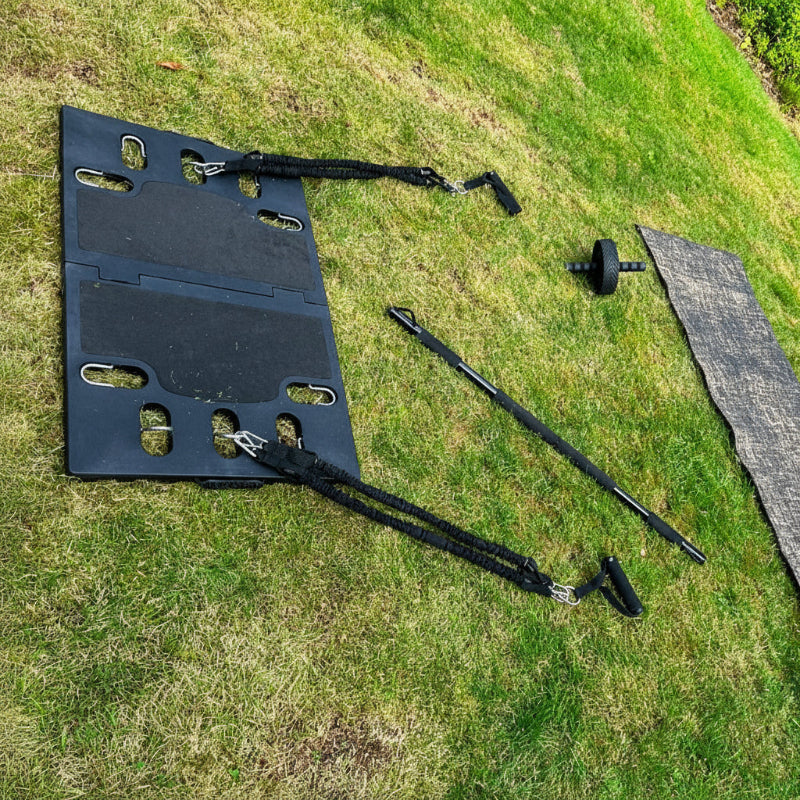 Bærbar hjemmegym med motstandsbånd